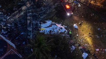 Destroços de avião da Voepass, que caiu em Vinhedo