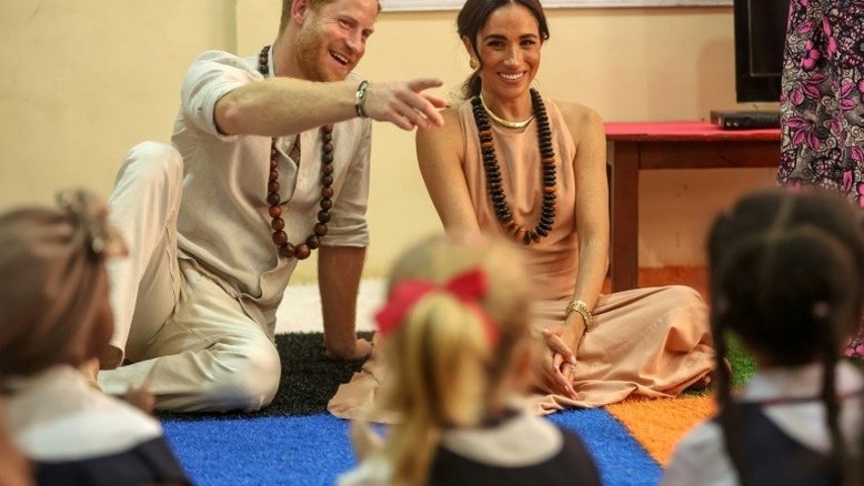 Príncipe Harry e sua esposa Meghan visitam a Colômbia para campanha contra assédio virtual e discriminação