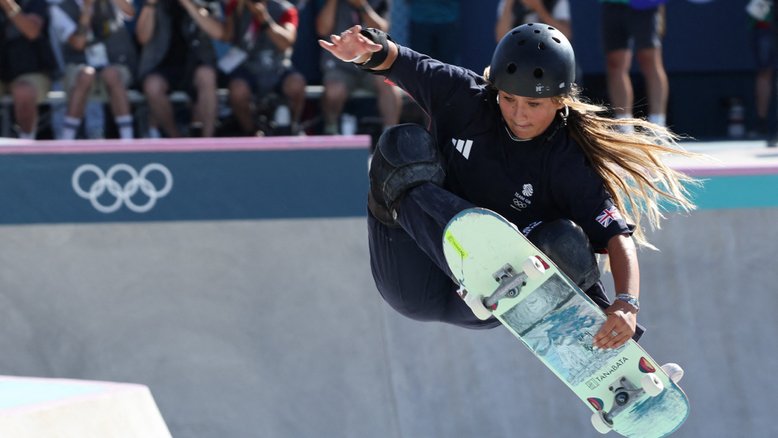 Estrela do skate park em Paris 2024, Sky Brown fraturou o crânio quando tinha 11 anos