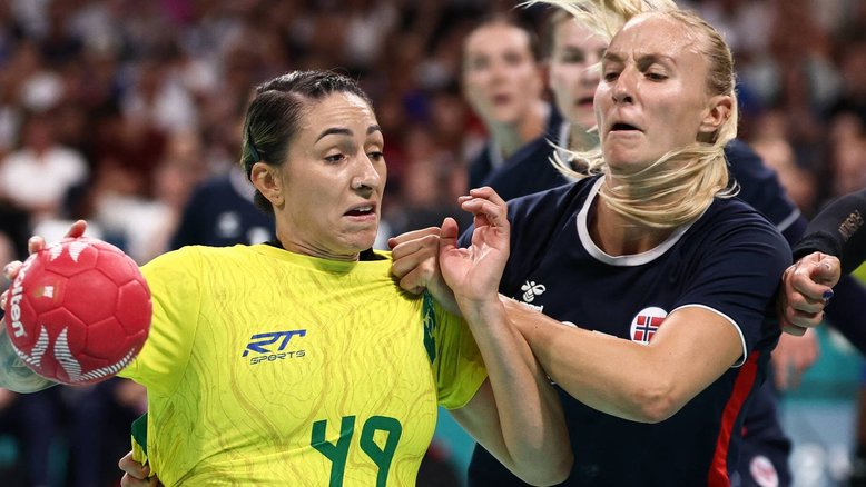 Paris 2024: Brasil perde para Noruega e se despede do handebol feminino