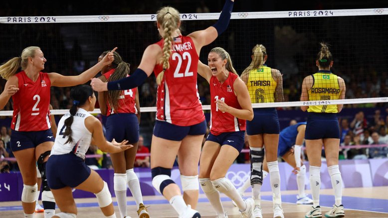 Paris 2024: Brasil perde para os Estados Unidos e vai disputar o bronze no vôlei feminino