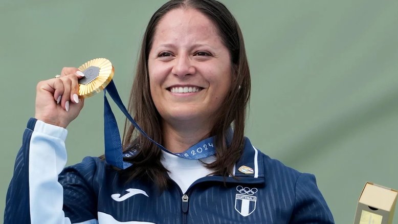 Adriana Ruano, medalhista do tiro esportivo em Paris | Reprodução/Redes sociais