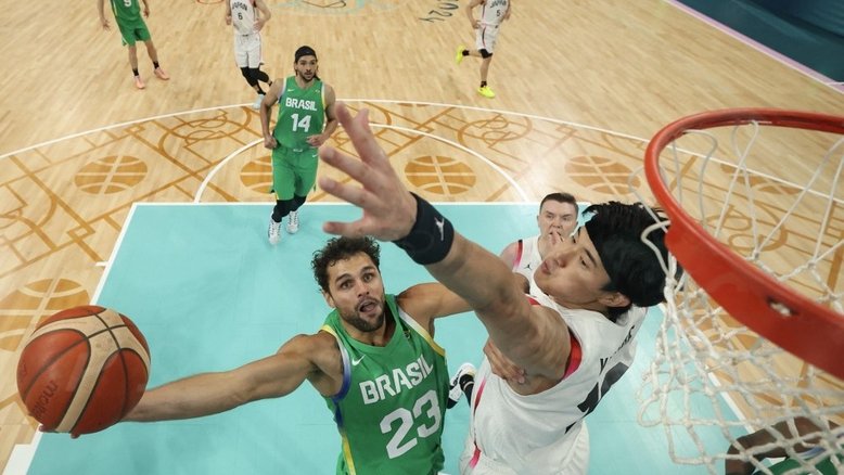 Brasil duelo com o Japão no basquete de Paris 2024