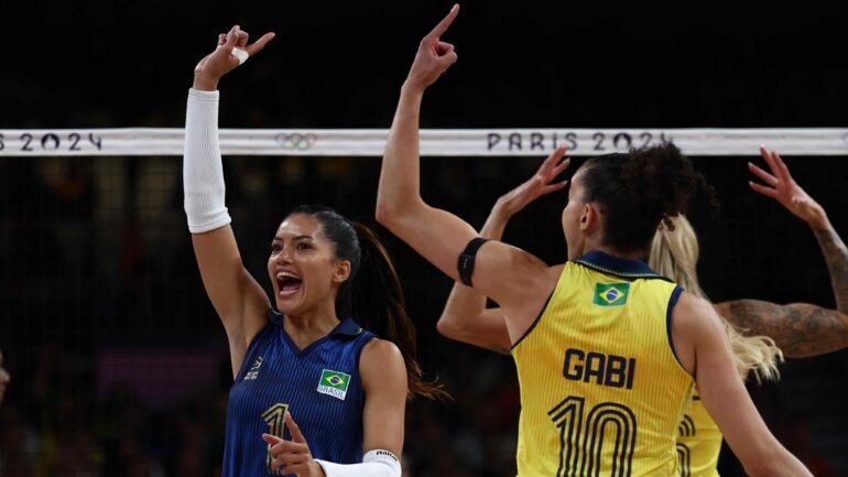 2024.08.06- Jogos Olímpicos Paris 2024 - Volei - Brasil x República Dominicana