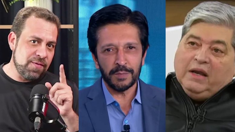 Veja o que Nunes, Boulos e Datena fizeram durante ausência em debate