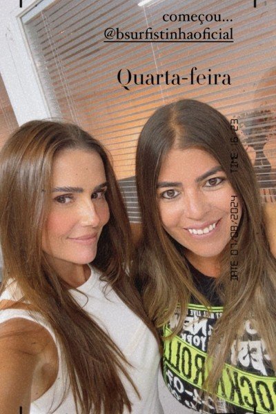 Deborah Secco encontra Raquel Pacheco para início de 'Bruna Surfistinha 2' 2 Deborah Secco encontra Raquel Pacheco para início de 'Bruna Surfistinha 2'
