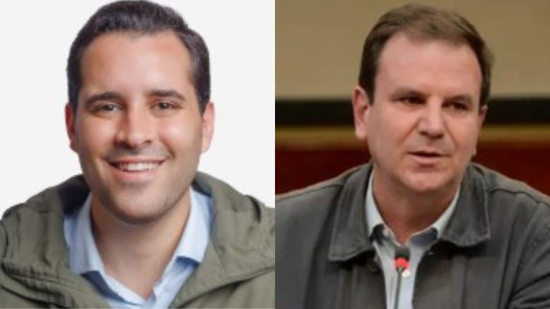 Eduardo Cavaliere (à esquerda), candidato a vice de Eduardo Paes (à direita) | Montagem/IstoÉ