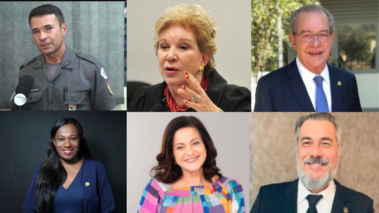 Os candidatos à vice-prefeitura de São Paulo nas eleições de 2024 | Montagem/IstoÉ