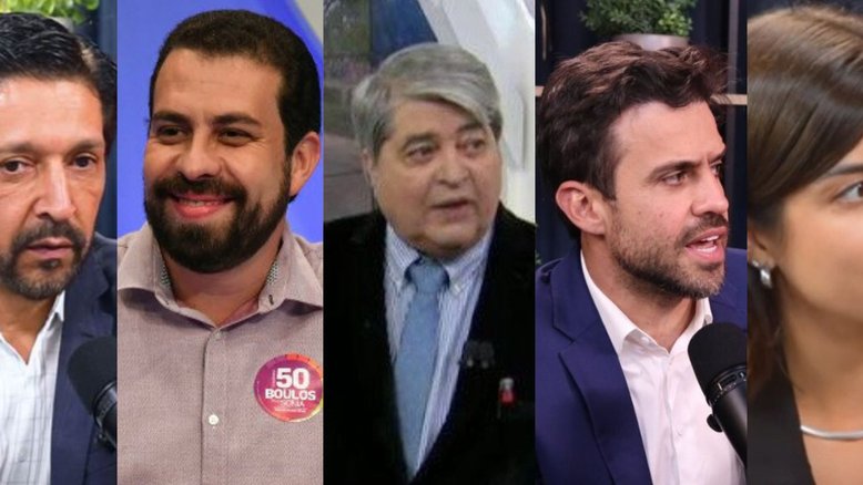Candidatos à prefeitura de SP | Montagem/IstoÉ