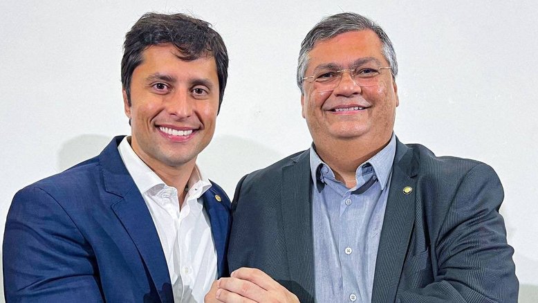 O deputado federal Duarte Jr. (PSB-MA) e o ministro do STF Flávio Dino | Reprodução/X