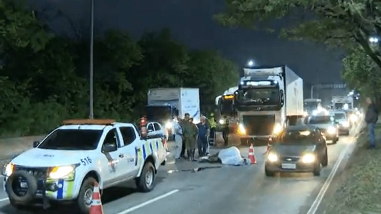 Égua morreu atropela no Rio