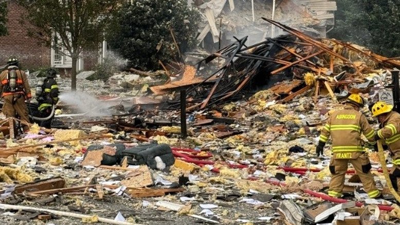 Grande explosão destrói casa em Maryland (EUA) e mata pelo menos uma pessoa