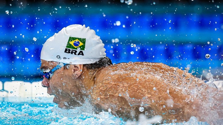 Gabriel Bandeira fica com o bronze na natação nos Jogos Paralímpicos de Paris 2024