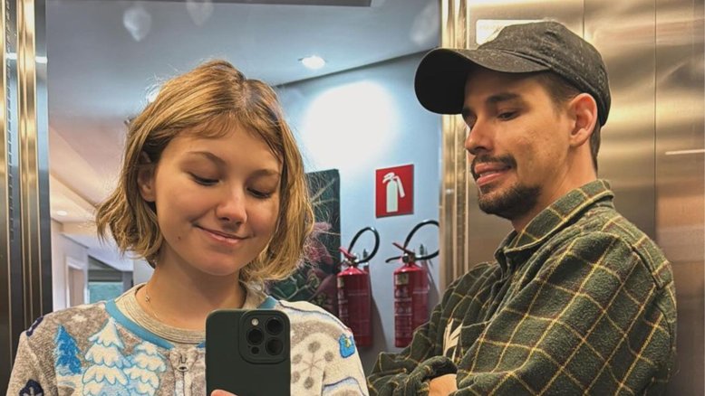 Isabel Veloso e o marido, Lucas Borbas