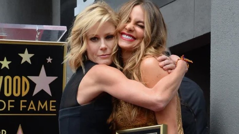 Julie Bowen ao lado de Sofia Vergara