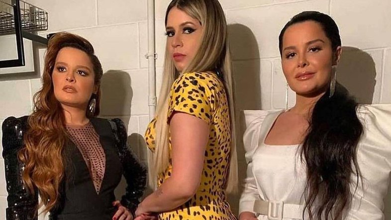 Marília Mendonça com Maiara e Maraisa