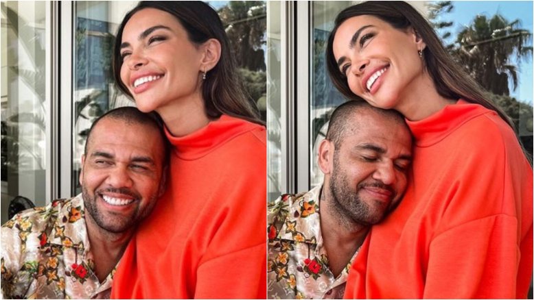 Esposa de Daniel Alves publica primeiros cliques do casal após jogador sair da prisão: 'Somos felizes'