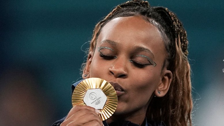 Conheça as músicas que inspiraram Rebeca Andrade na conquista do ouro em Paris 2024