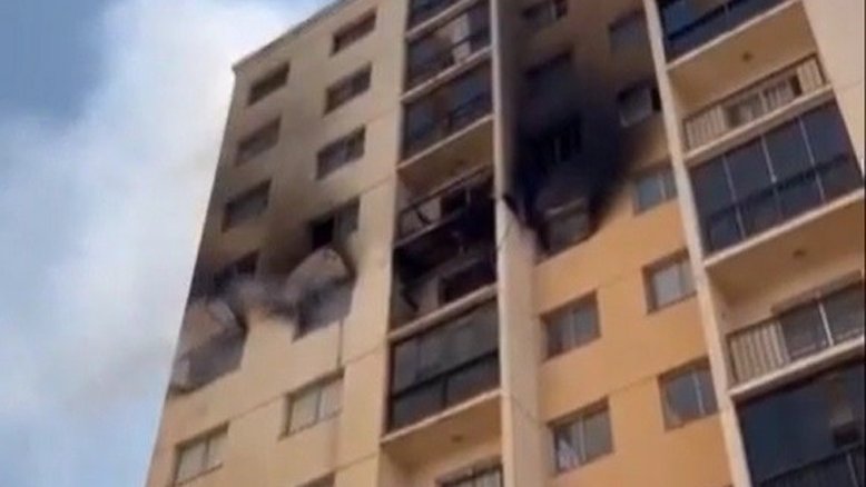 Incêndio em prédio deixa três mortos em Valparaíso de Goiás; casal e criança se jogaram para fugir das chamas