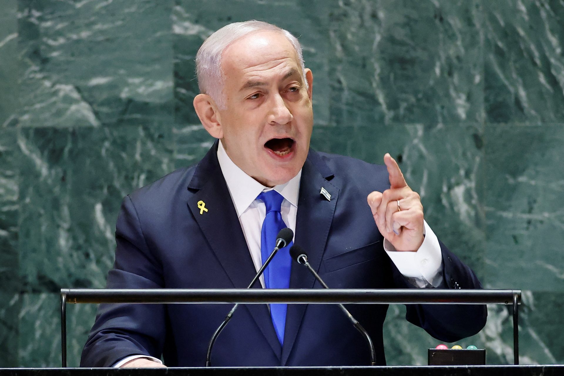 Em meio a protesto de delegações, Netanyahu diz na ONU que guerra só acabará se Hamas se render