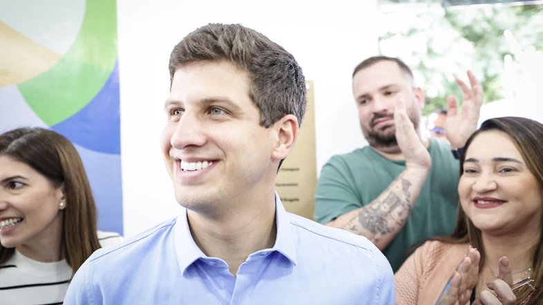 João Campos (PSB), prefeito do Recife, em agenda de campanha | Rodolfo Loepert/PCR