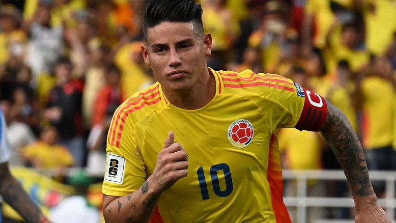 James Rodríguez decide e Colômbia bate a Argentina pelas Eliminatórias Sul-Americanas