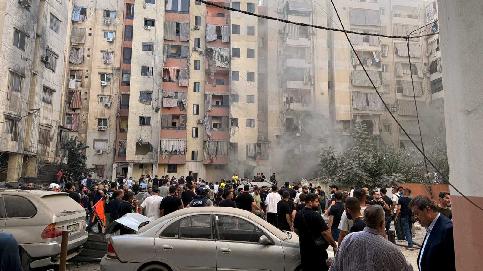 Ataque israelense no sul de Beirute 20/9/2024 REUTERS/Mohamed Azakir