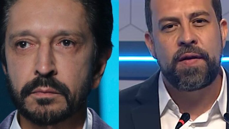Ricardo Nunes (MDS) e Guilherme Boulos (PSOL)