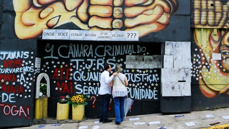 Fachada da Boate Kiss