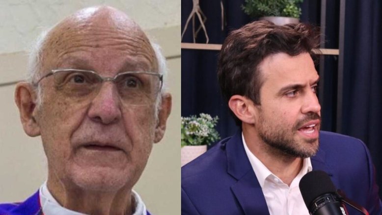 Padre Júlio Lancelotti e Pablo Marçal (PRTB), candidato à prefeitura de São Paulo | Montagem/IstoÉ
