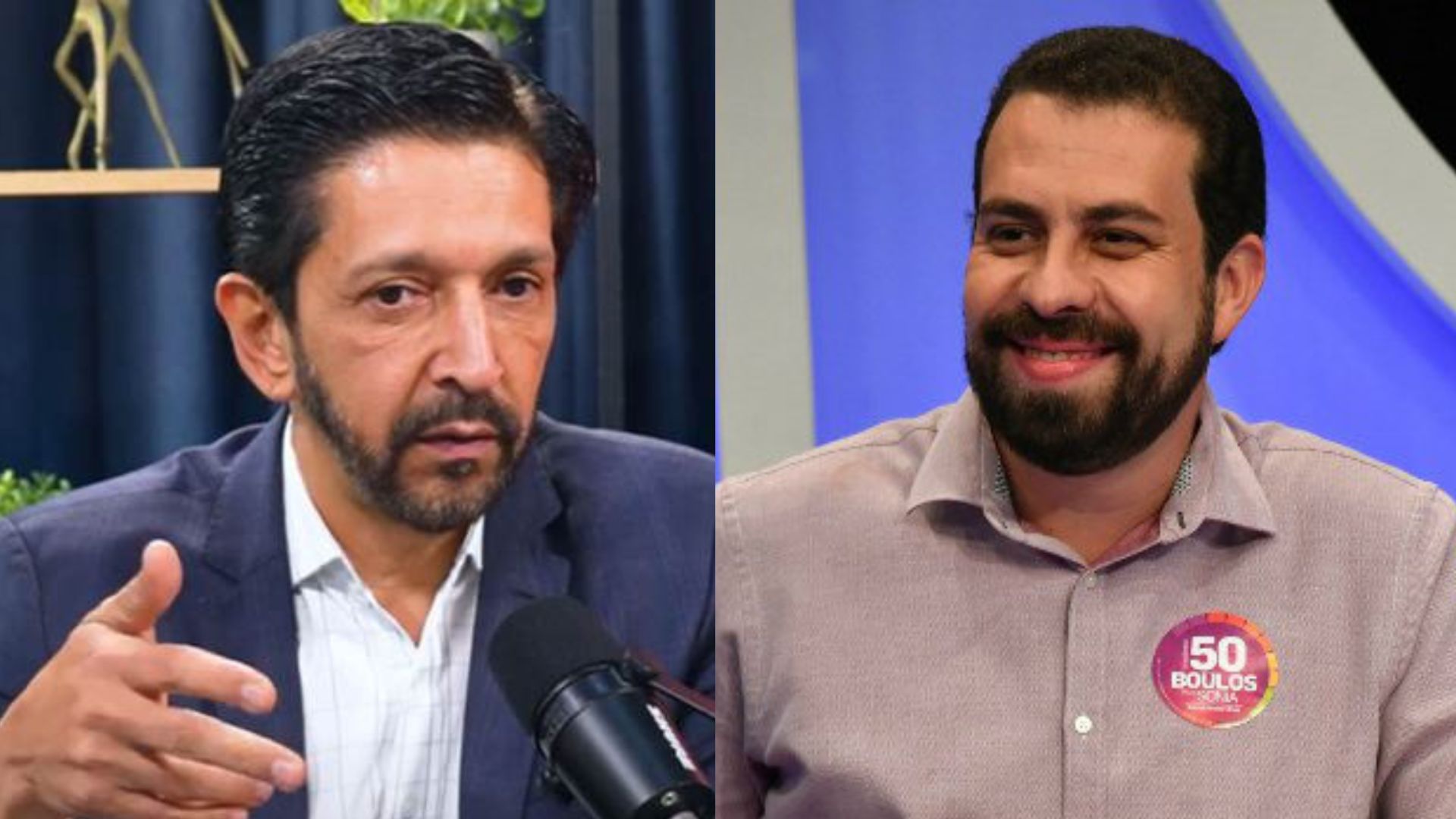 Ricardo Nunes (MDB) e Guilherme Boulos (PSOL) são candidatos à prefeitura de São Paulo | Montagem/IstoÉ