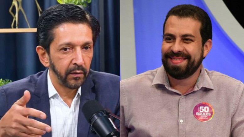 Ricardo Nunes (MDB) e Guilherme Boulos (PSOL) | Montagem/IstoÉ
