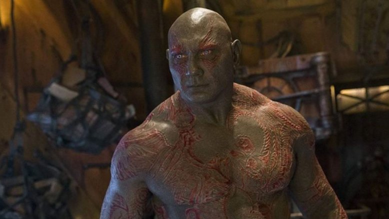 Dave Bautista como Drax em 'Guardiões da Galáxia'