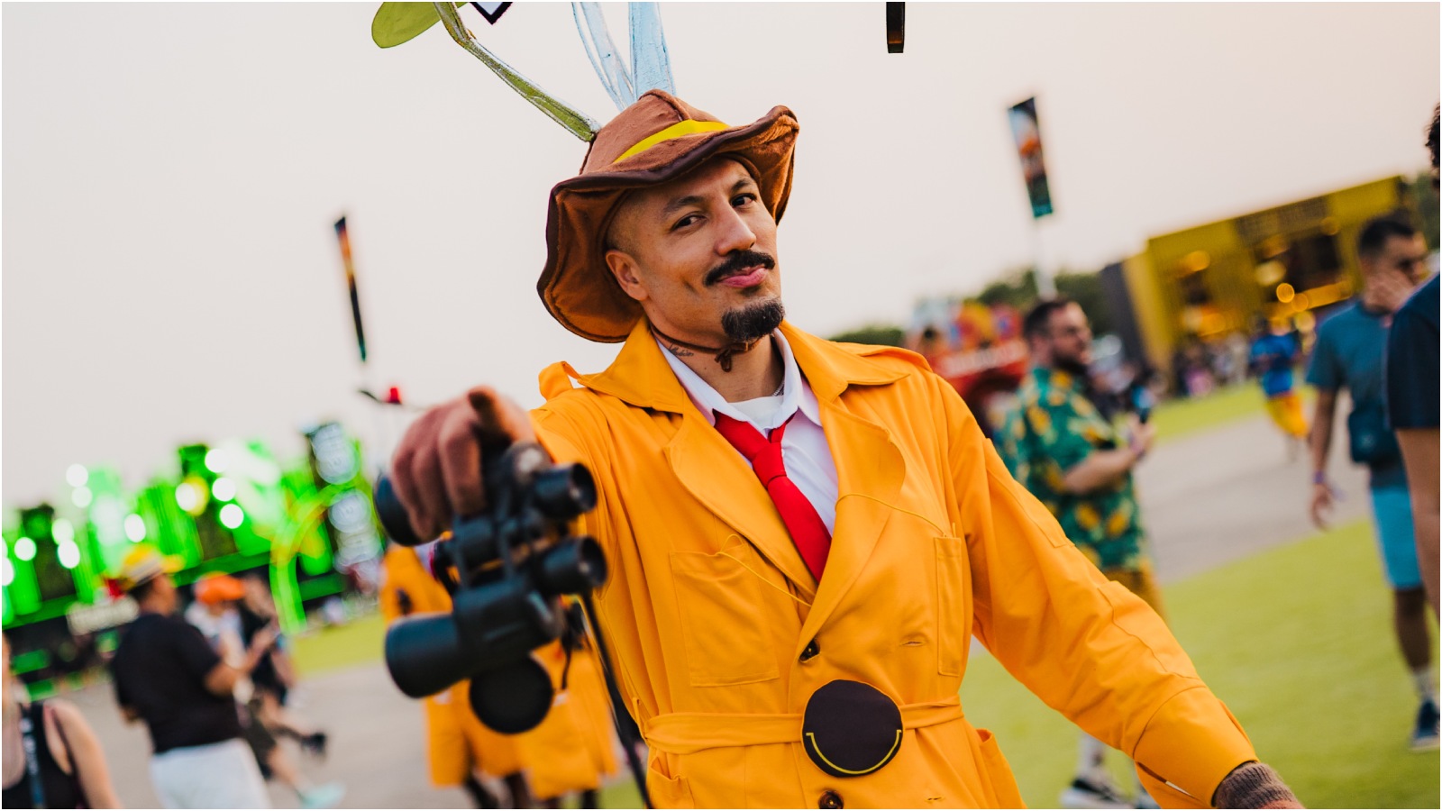 Ex-BBB Fernando Medeiros chama atenção no Rock in Rio 2024 com visual diferente