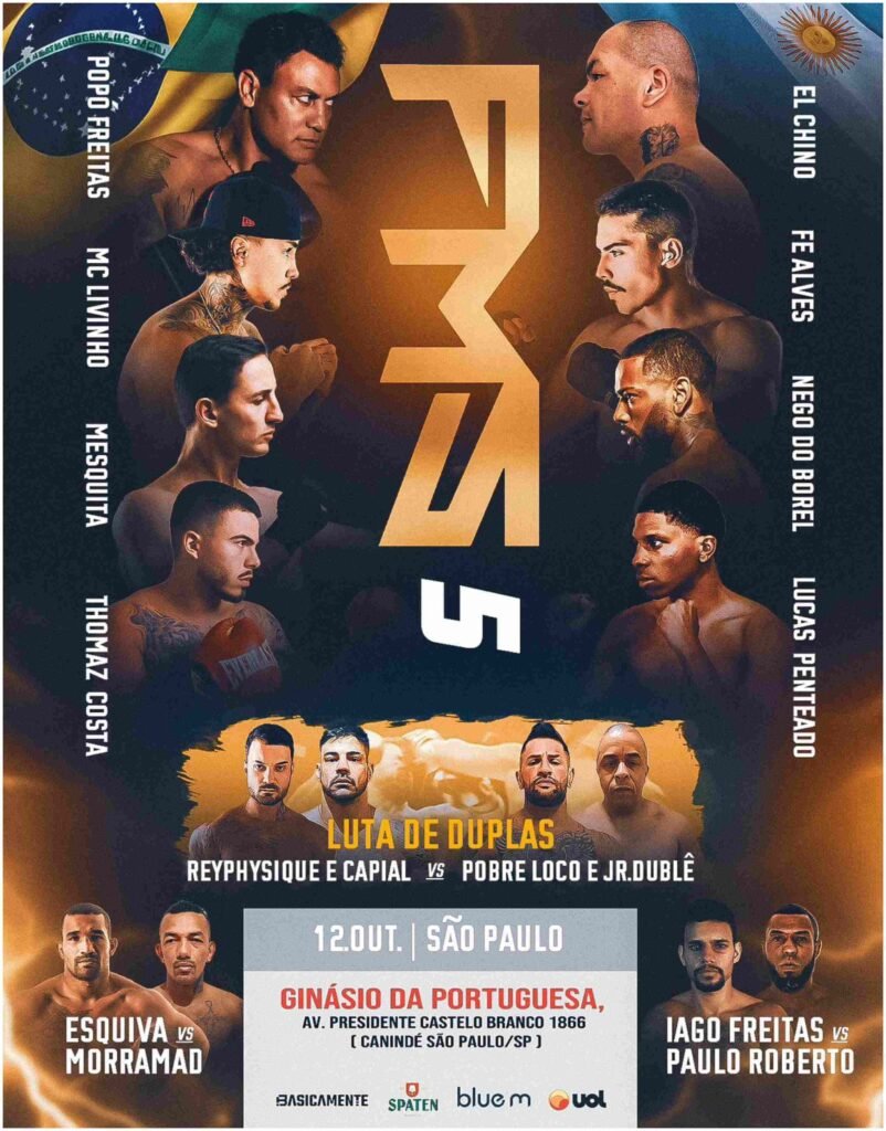 Fight Music Show chega em sua quinta edição com card liderado por Popó contra argentino 2 Fight Music Show chega em sua quinta edição com card liderado por Popó contra argentino