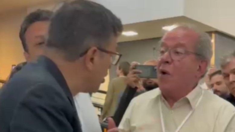 Assessor de Marçal e vice de Datena batem boca pós-debate; veja vídeos