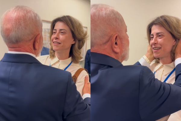 Candidata a concorrer ao Oscar, Fernanda Torres se encontra com Lula na ONU