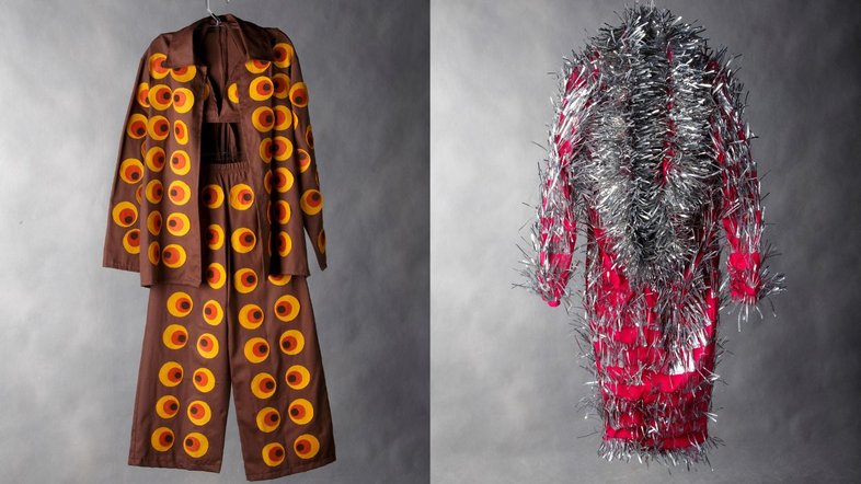 Peças expostas no Museu A Casa durante a exposição '60 Anos da Moda Brasileira'