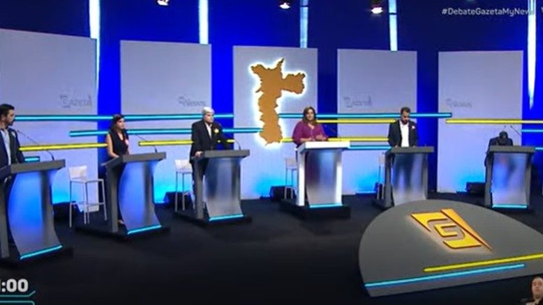 Vídeo: Datena avança sobre púlpito de Pablo Marçal durante bate-boca e o chama de 'fascista'