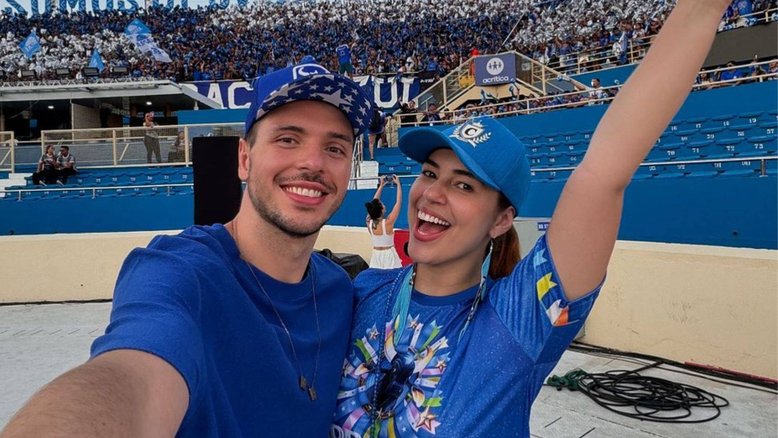 Leo Hirschmann e Vivian Amorim