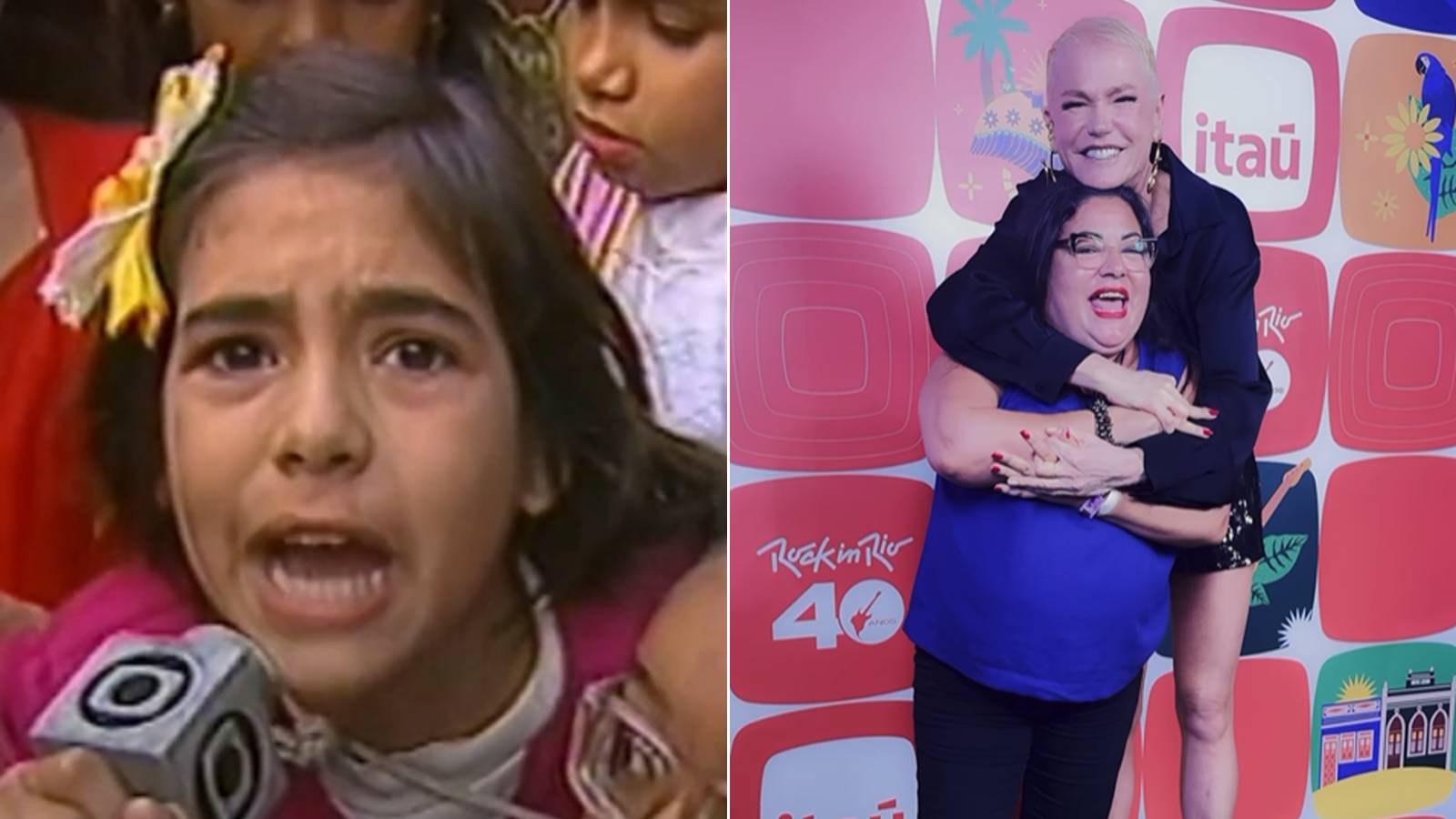 Patrícia Veloso Martins, de 47 anos, encontrou Xuxa após vídeo de quando era criança viralizar