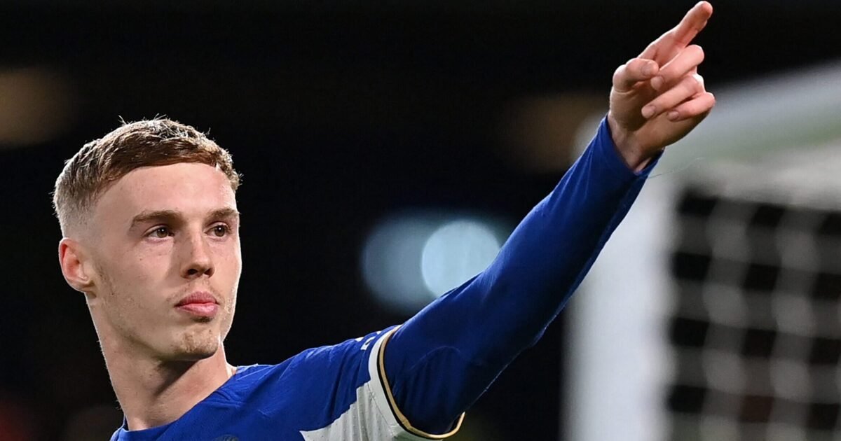 Cole Palmer ficará afastado por mais seis semanas devido à lesão