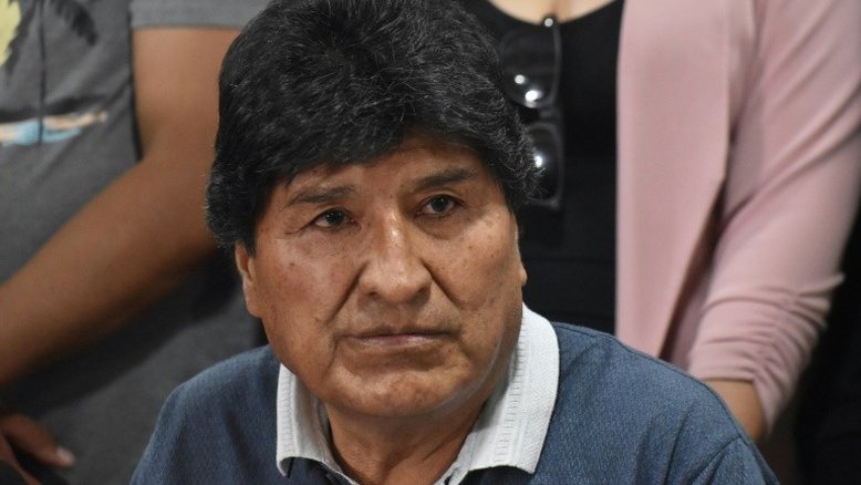 O ex-presidente boliviano Evo Morales durante entrevista coletiva em Cochabamba, em 4 de outubro de 2024