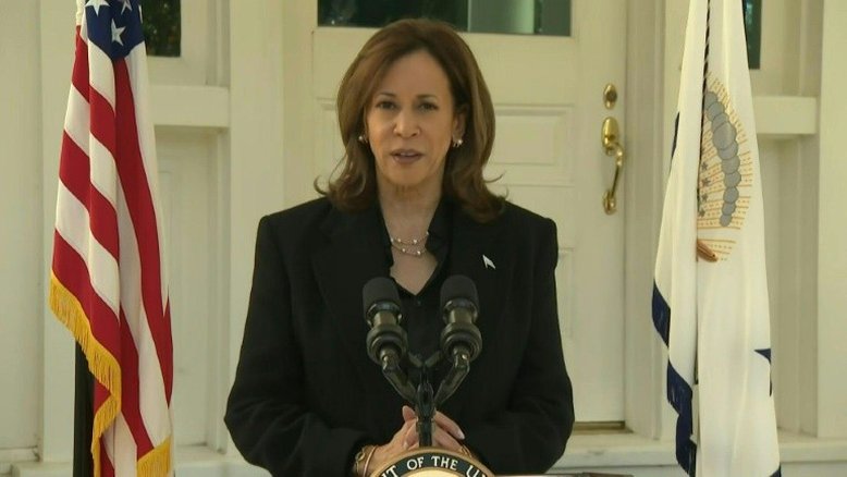 Kamala Harris se manifesta após Biden chamar eleitores trumpistas de ‘lixo’