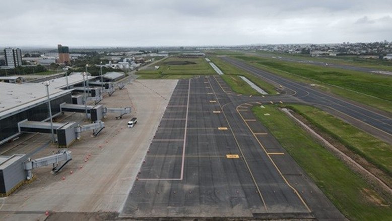 Aeroporto de Porto Alegre retoma operações na segunda-feira, 21 (Crédito: Divulgação/Fraport brasil)