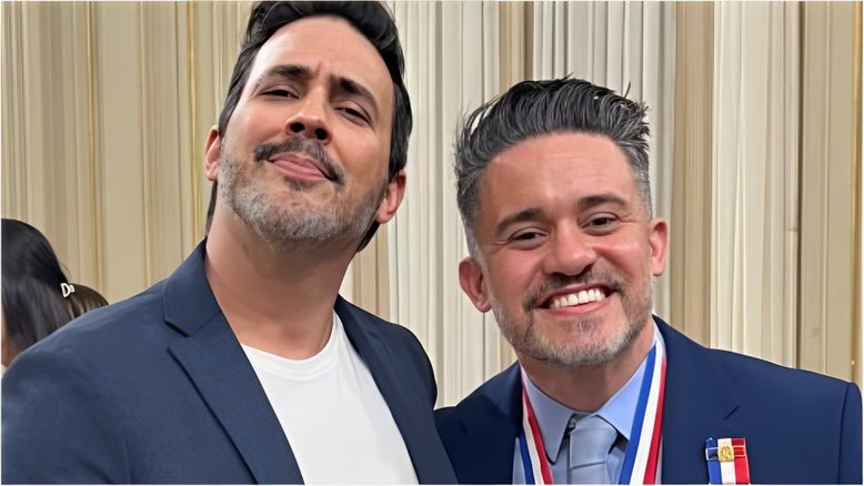 André Marques prestigia dentista Bruno Ferreira em noite de honraria no Rio de Janeiro