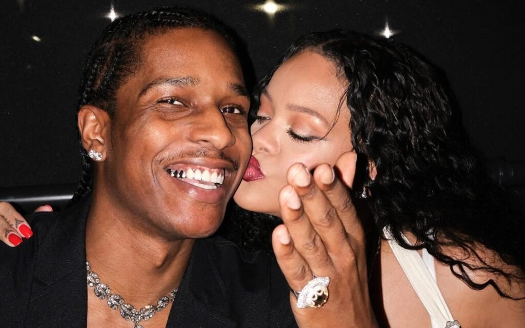 À espera do 3º filho, Rihanna revela acordo com A$AP Rocky sobre o nome do bebê