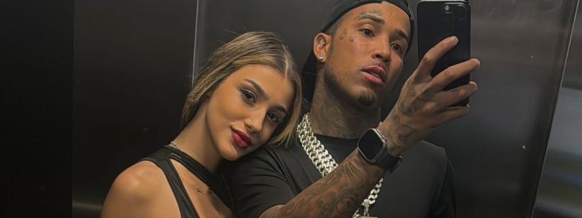 Bia Miranda e Gato Preto