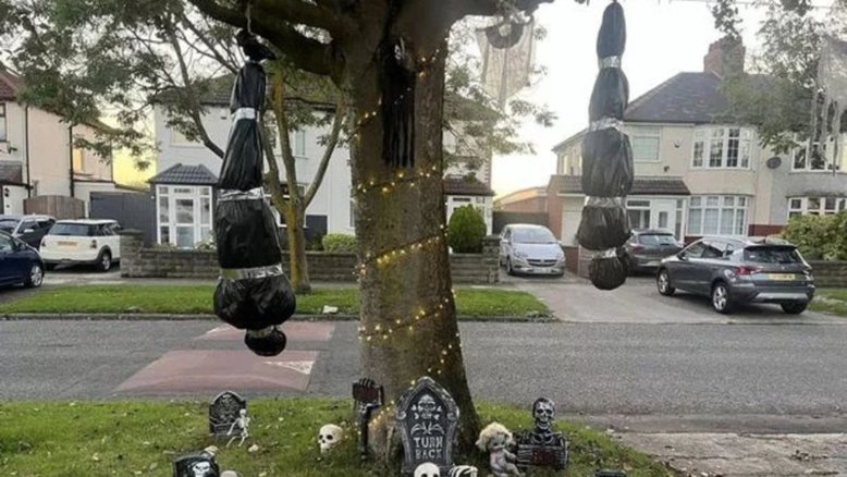 Britânica é forçada a retirar decorações de Halloween após denúncia de vizinhos