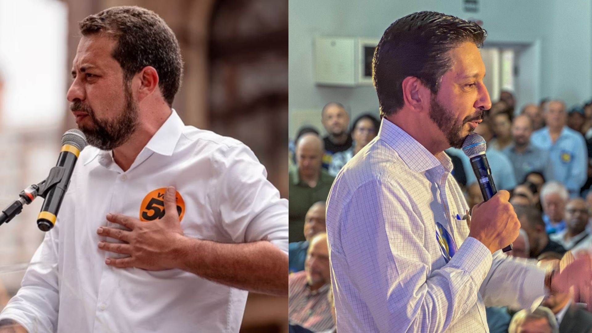 Guilherme Boulos (PSOL) e Ricardo Nunes (MDB), adversários pela prefeitura de São Paulo | Montagem/IstoÉ